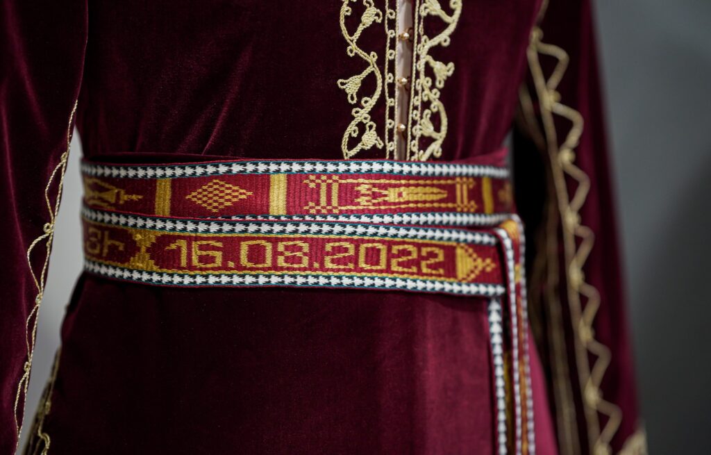 The woven belt was an integral part of the Armenian woman's outfit, symbolizing her amo...
